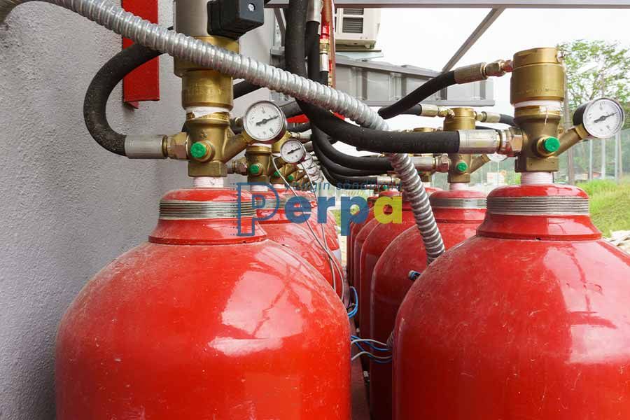 CO2 (Karbondioksitli) Söndürme Sistemleri - Perpa Yangın Söndürme